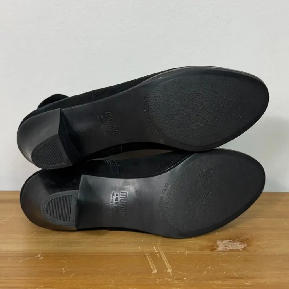 Munro Alfie Bootie in Black Suede Women's Size 10